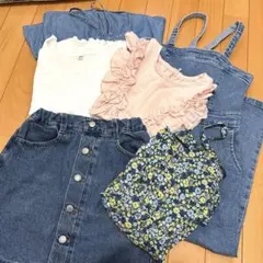 6点⭐︎女の子130 おまとめセット　ユニクロ、GUのサムネイル