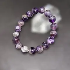 【高品質】天然石パワーストーン　アメジストブレスレット10㎜　女性用サイズ