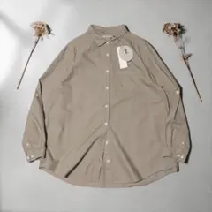 新品★XXL★サンバレー★製品染めオックスフォードシャツ★大きいサイズ★キナリノのサムネイル
