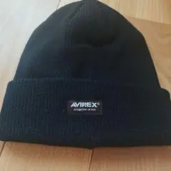 AVIREX ブラック ニット帽のサムネイル