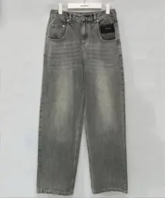 メイソンプリンス　mason prince デニム　ライトグレー　サイズL