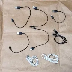 USBケーブル A to micro-B 充電用 8本まとめ売り