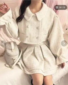 apres jour×Miridy ツイードジャケット