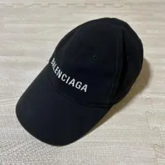 （国内正規品）BALENCIAGA ロゴキャップ　ブラック　L58のサムネイル