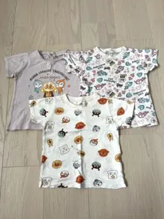 アンパンマン Tシャツ 90サイズ 女の子 夏服 保育園 3枚セット まとめ売り