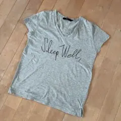 AZUL by moussy オーバーサイズVネック Tシャツ