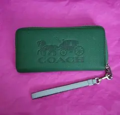 COACH グリーン 長財布