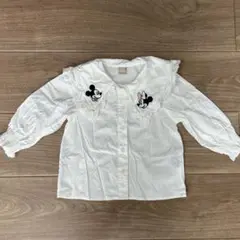 プティマイン　ディズニーコラボ 刺繍ブラウス