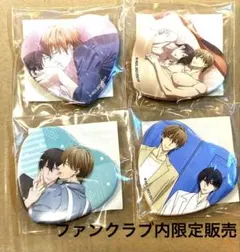 抱かれたい男1位に脅されています。だかいち ファンクラブ限定販売 ハート缶バッジ