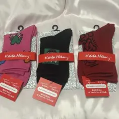 Keith Haring ソックス 3足セット 23-25cmのサムネイル