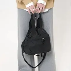 Conte 辺見えみり ドローストリング バッグ BLACK 新品未使用 - メルカリ