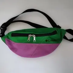 Columbia ボディバッグ ウエストポーチ グリーン パープル
