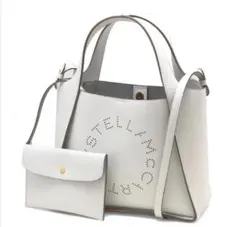 STELLA McCARTNEY ホワイト トートバッグ