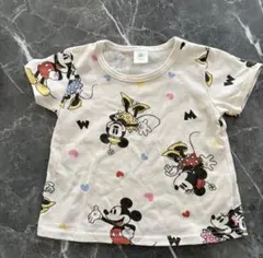 ミッキー　ミニー　Tシャツ　半袖　90サイズ　ディズニーのサムネイル