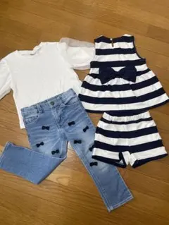 【petit main】女の子 4点セット 100&110