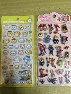 ボンボンドロップシール(ちいかわ、ズートピア)