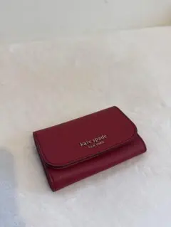 kate spade キーケース ボルドー／レッド