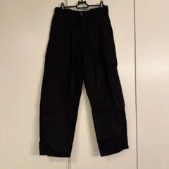 UNIQLO U ブラック ワイドフィットチノ サイズ73