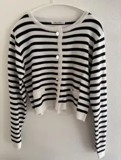 しまむらRose farm ボーダーカーディガン