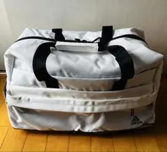 adidas シューズインボストンバッグ ダッフルバッグ 白 新品未使用 美品