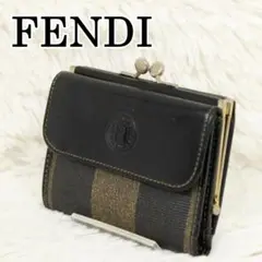 美品 FENDI フェンディ ペカン がま口 三つ折り財布 二つ折り財布 財布 楽天市場】【財布】FENDI フェンディ ズッカ柄 がま口財布 2