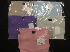 新品 Basiqu 半袖 ニット ラメ 《５枚セット》Ｖ⑧