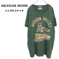 ☆HILFIGER DENIM☆ シングルステッチ ナンバリング Tシャツ