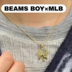 極美品 ビームスボーイ ヤンキース ネックレス ゴールド 完売品 別注