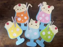 クリームソーダ 5種セット 壁面