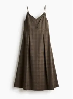H&M XL チェック キャミワンピース