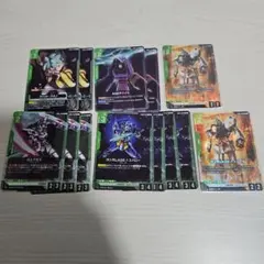 ガンダムカードゲーム　第２弾緑カードまとめ売り(AGE)