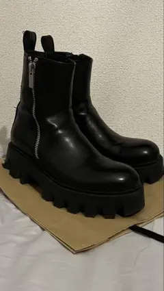 r*m様 ZARAブラックサイドゴアブーツ厚底