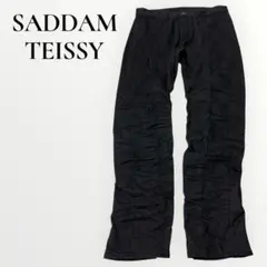 SADDAM TEISSY メンズ ストレッチデニムカーブパンツ ブラック M