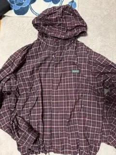 AIGLE チェック柄 フード付きジャケット Sのサムネイル