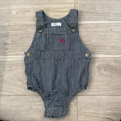 あーちゃん様専用　POLO Baby ストライプロンパース ネイビー