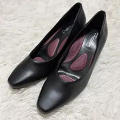 新品✨️ RAKUNA 整体パンプス レザー ブラック 23.5cmのサムネイル