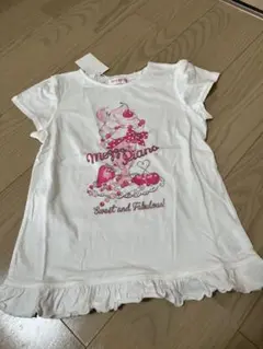 Chieco saku ウサギ刺繍 フリルTシャツ ホワイト Chieco saku ウサギ刺繍 フリルTシャツ ホワイト チエコサク - メルカリ