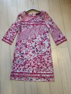 超美品LEONARD 花柄 Vネック チュニック - メルカリ