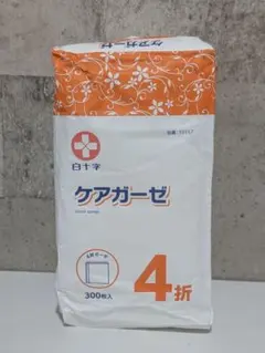 白十字 ケアガーゼ 300枚入 4折のサムネイル