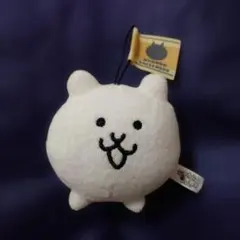 にゃんこ大戦争　タオル風生地マスコット　ネコ　ぬいぐるみ