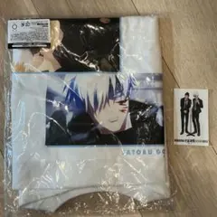 GIGO限定 呪術廻戦 場面写Tシャツ 五条悟　Lサイズ　ステッカー