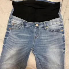 マタニティ ストレッチデニムジーンズ　Mサイズ