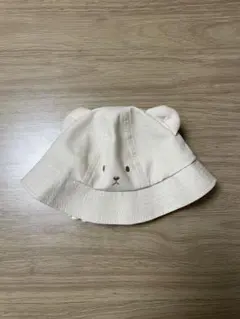 クマの顔デザイン ベビー帽子 46cm