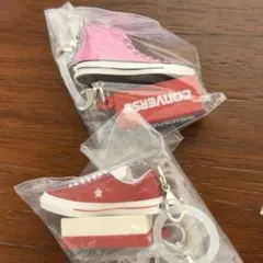 コンバース めじるしアクセサリー ピンク レッド