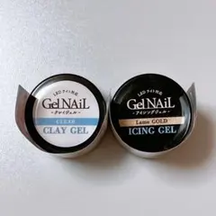 GelNail セリア　クレイジェル 　アイシングジェル セット