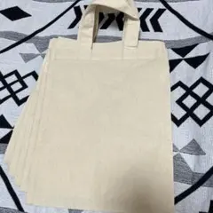 無漂白 コットン エコバッグ 複　6枚セット