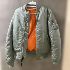 7*a様 ALPHA INDUSTRIES MA-1 ジャケット Lサイズ シル
