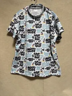 ディズニー ミッキーゴルフウェア icool 半袖モックネックシャツ