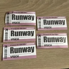 Aぇ! group 2026 Runway 落下物 5枚セット 送料無料