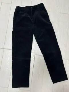 コムサイズム コーデュロイ黒長ズボン 140㎝